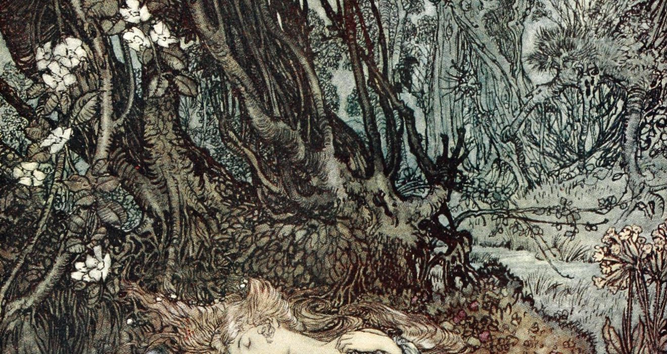 Titania, Queen of the Fairies - Arthur Rackham (1867-1939)
