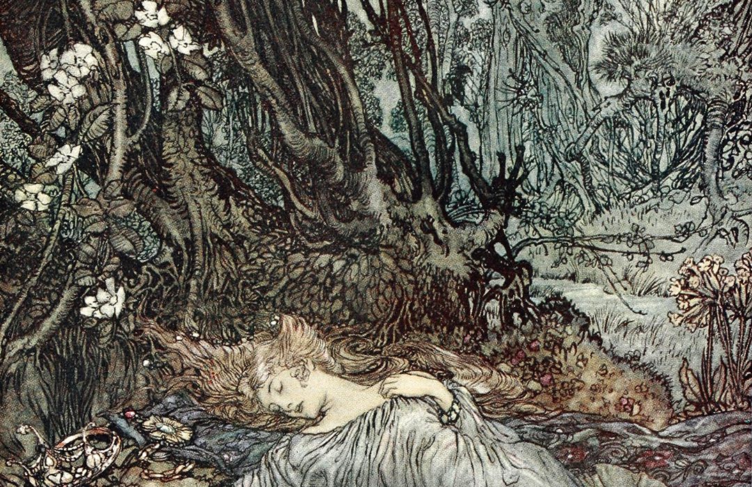 Titania, Queen of the Fairies - Arthur Rackham (1867-1939)